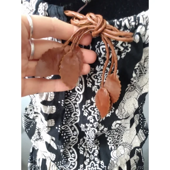 Elephant Print Boho Maxi Dress - Picture 4 of 6